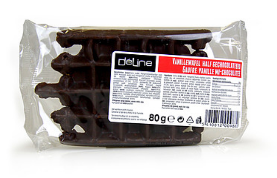 Image de GAUFFRE LIEGE VANILLE CHOCO 32X80GR