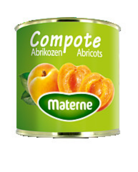 Image de COMPOTE MATERNE ABRICOTS MORC 3L