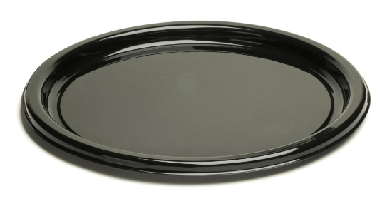 Image de PLATEAU  ROND NOIR 30CM 1PC