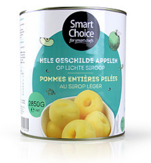 Image de POMMES ENTIERES PELEES 2850 GR SMART CHOICE