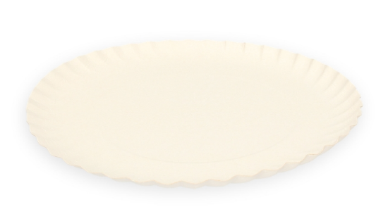 Image de ASSIETTE CARTON BLANCHE 23CM 500PC