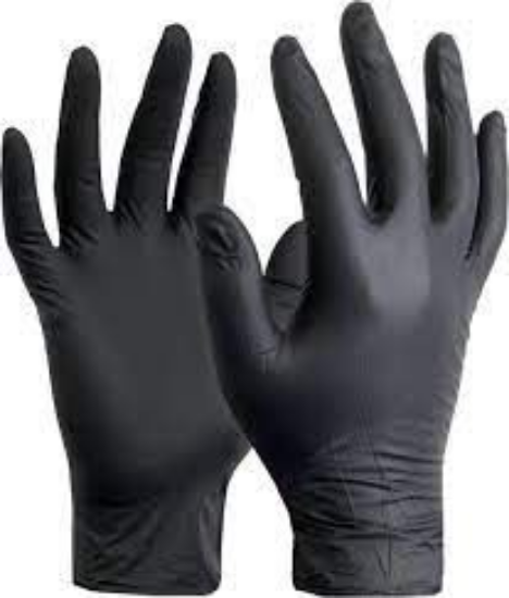 Image de GANTS NITRILE NOIR M 100 PCS