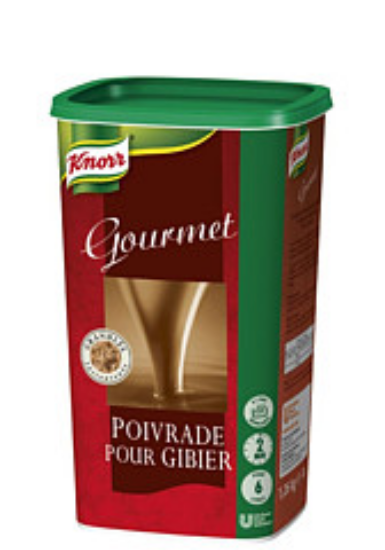 Image de SAUCE POIVRADE GOURMET/GIBIER KNORR 1.260KG