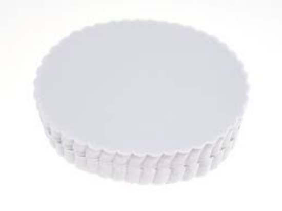 Image de DENTELLES STEAK ROND BLANC (1000PCS)