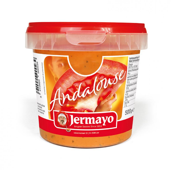 Image de SAUCE ANDALOUSE 6X500GR JERMAYO