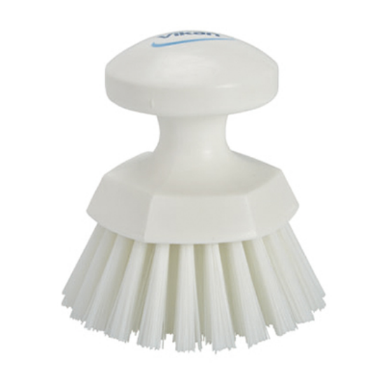 Image de BROSSE MAIN RONDE 110MM BLANC 3885/5 VIKAN