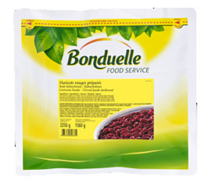 Image de HARICOT ROUGE  BONDUELLE E/B 2.250KGX4