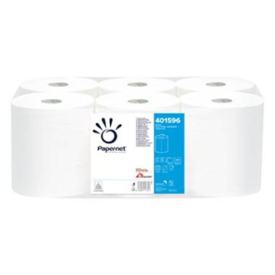 Image de MIDI PAPIER ESSUYAGE 2 PLIS BLANC (6pcs)