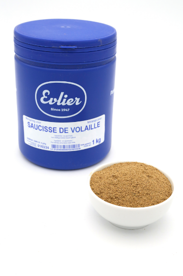 Image de SAUCISSE DE VOLAILLE EVLIER 1KG