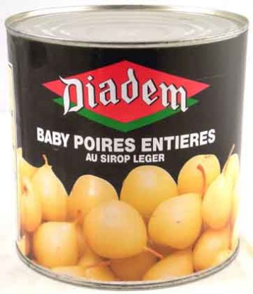 Image de POIRES BABY BLANCHE ENTIERES 2650GR