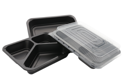 Image de RAVIER PP NOIR 227X178X50mm 1-COMP (360pcs)