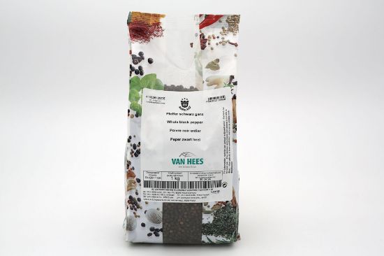 Image de POIVRE NOIR GRAINS VAN HEES 1KG