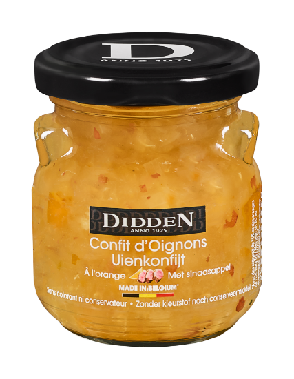 Image de CONFIT D'OIGNONS A L'ORANGE 6x150gr Didden