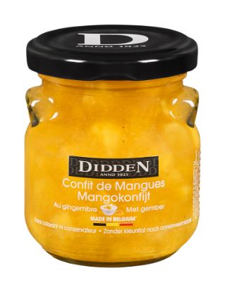 Image de CONFIT DE MANGUE AU GINGEMBRE 6x150gr Didden