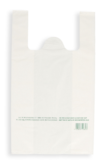 Image de VALISETTE BLANCHE 60my 27x12x48cm (500pcs)